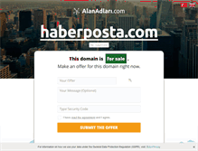 Tablet Screenshot of haberposta.com